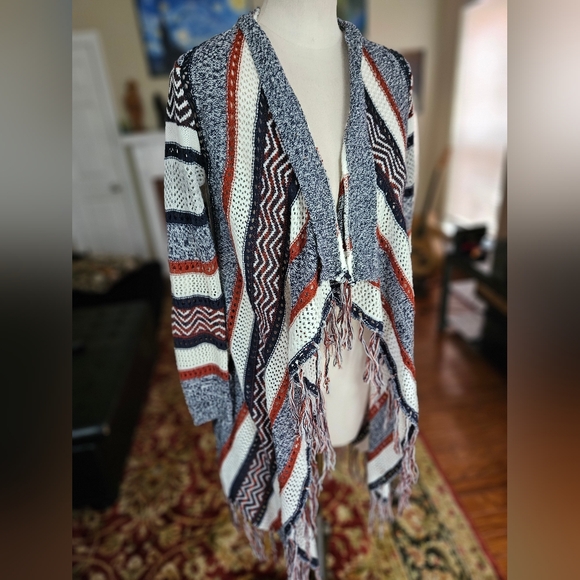 Absolutely Famous Multicolor Knit Cardigan - Picture 1 of 4